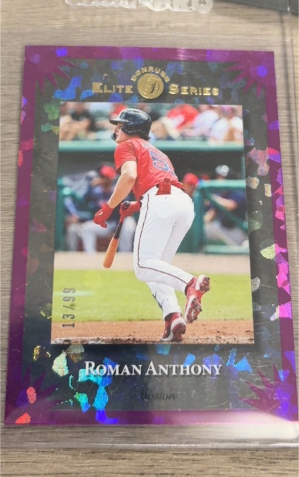 2025 Donruss Elite Series #11 Roman Anthony — front