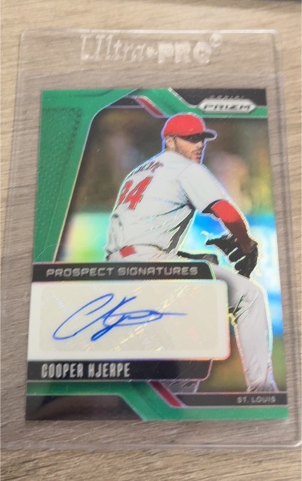 2025 Panini Prizm #PS-CH Cooper Hjerpe — front