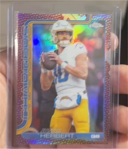 2025 Topps Chrome #158 Justin Herbert — front