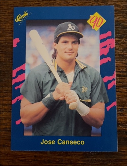 1990 Classic #22 Jose Canseco — front