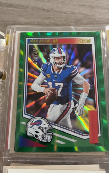 2025 Score #159 Josh Allen — front