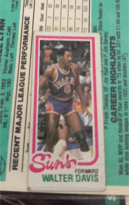 1980-81 Topps #191 Walter Davis — front