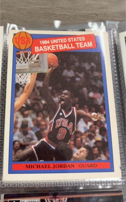 1984-85 Star Co. #9 Michael Jordan United States Basketball Team — front
