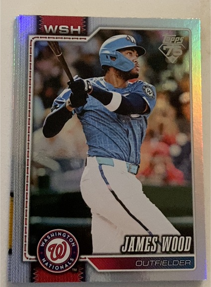 2026 Topps Series 1 #349 James Wood — front