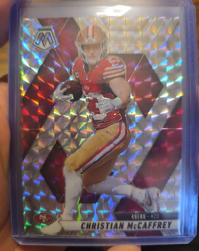 2025 Panini Mosaic #179 Christian McCaffrey — front