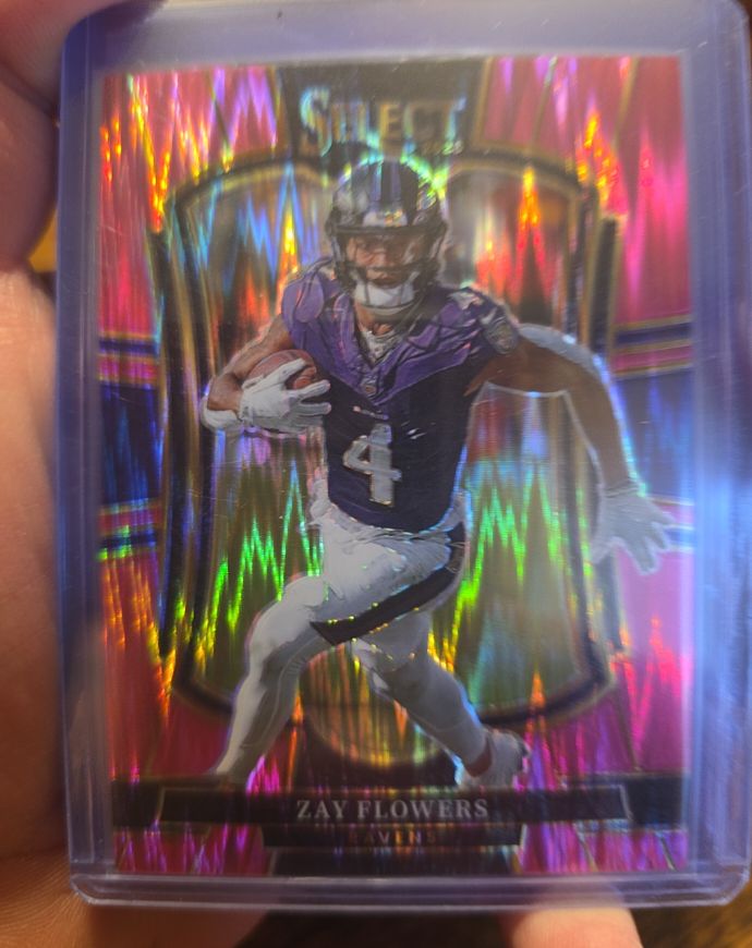 2025 Panini Select Premier Level #162 Zay Flowers — front