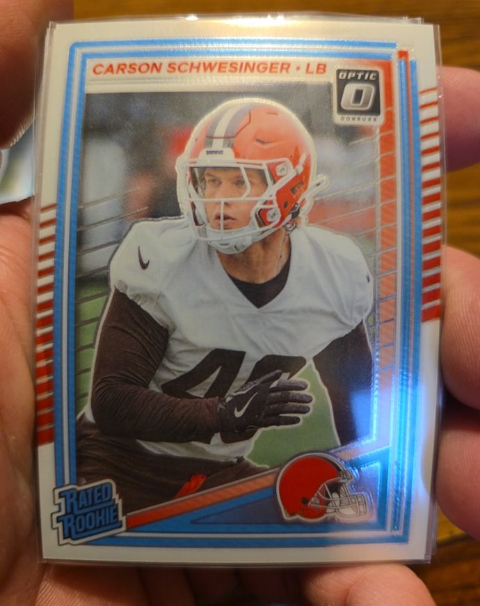 2025 Donruss Optic #217 Carson Schwesinger — front