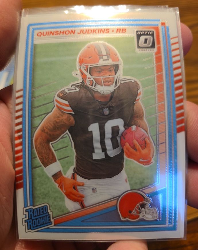 2025 Donruss Optic #252 Quinshon Judkins — front