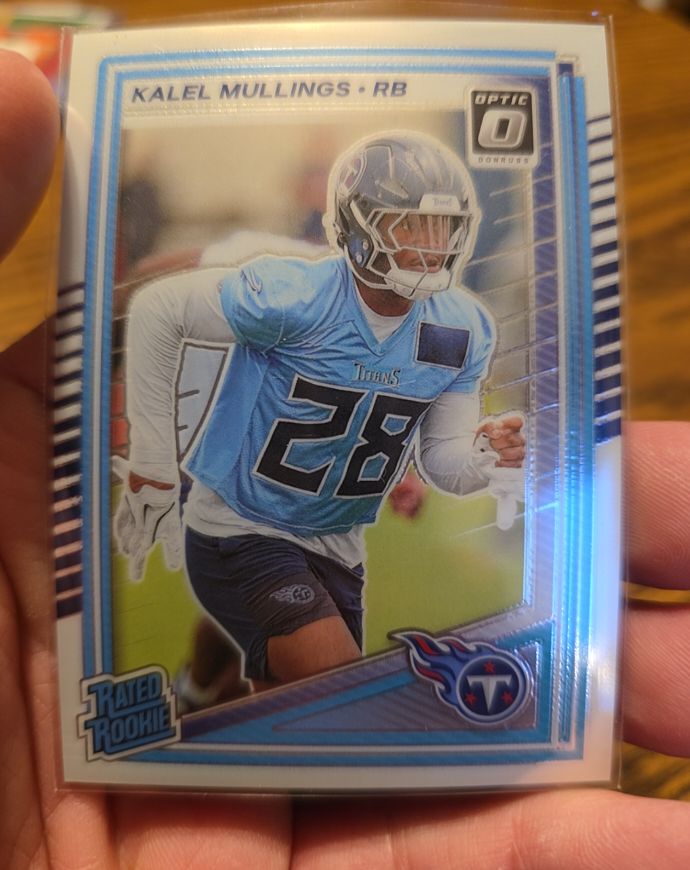 2025 Panini Donruss Optic #262 Kalel Mullings — front