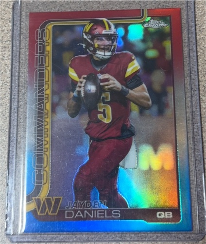 2025 Topps Chrome #295 Jayden Daniels — front
