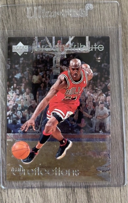 1997-98 Upper Deck Jordan Tribute MJ Reflections #MJ66 Michael Jordan — front