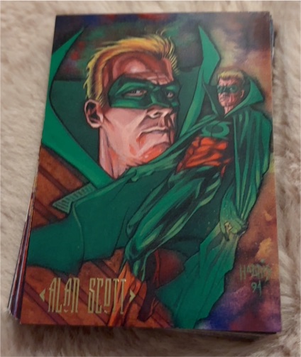 1994 SkyBox DC Master Series #47 Alan Scott — front