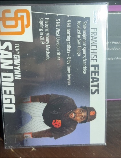 2019 Topps Franchise Feats #FF-23 Tony Gwynn — front