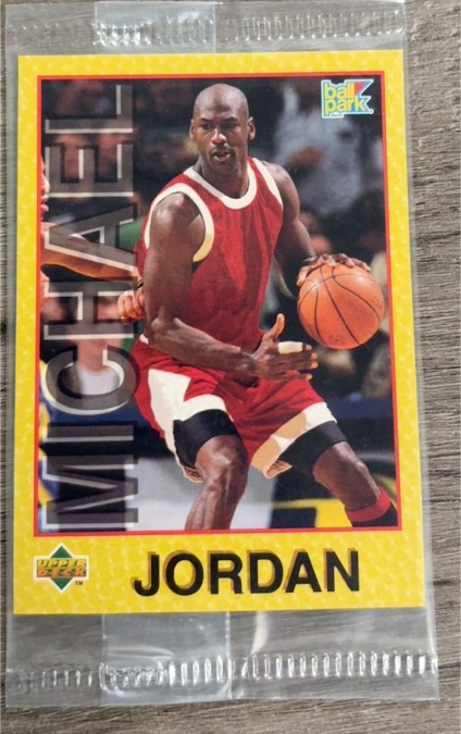 1996 Upper Deck Ball Park #3/5 Michael Jordan — front