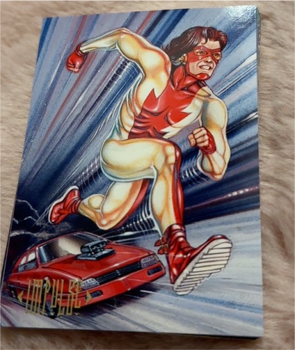 1994 Skybox Master Series DC Comics #52 Impulse — front