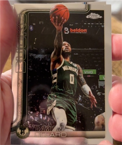 2025-26 Topps Chrome #153 Damian Lillard — front