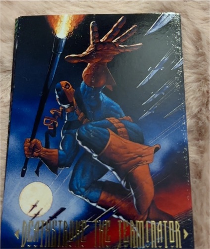 1994 SkyBox Master Series DC Comics #63 Deathstroke the Terminator — front