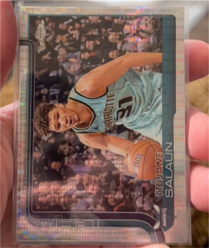 2025-26 Topps Chrome #8 Tidjane Salaun — front
