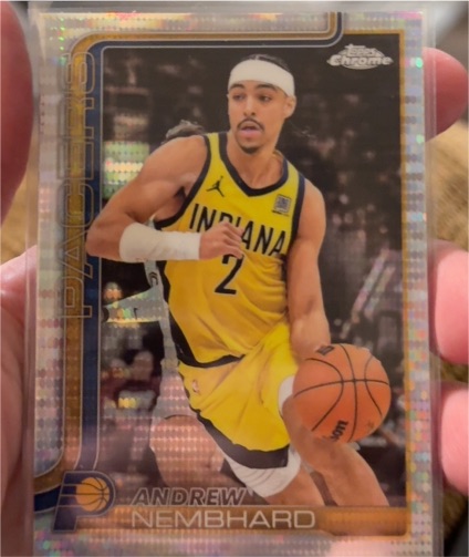 2025 Topps Chrome #97 Andrew Nembhard — front