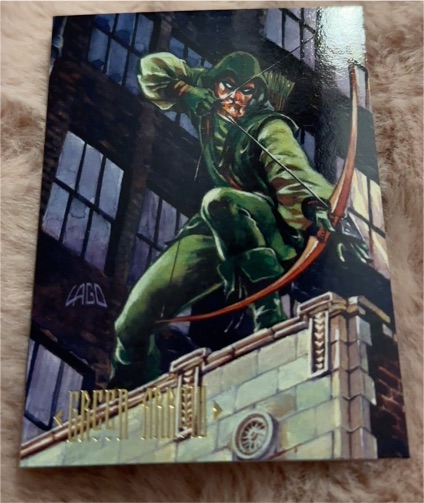 1994 Skybox Master Series DC #64 Green Arrow — front