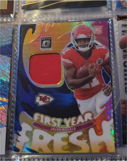2025 Panini Donruss Optic #FYFBH-JRS Jalen Royals — front
