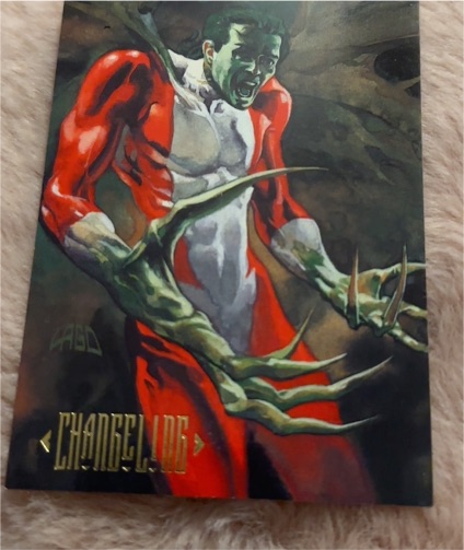 1994 SkyBox DC Master Series #66 Changeling — front
