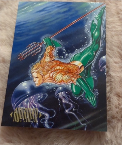 1994 Skybox Master Series DC #70 Aquaman — front