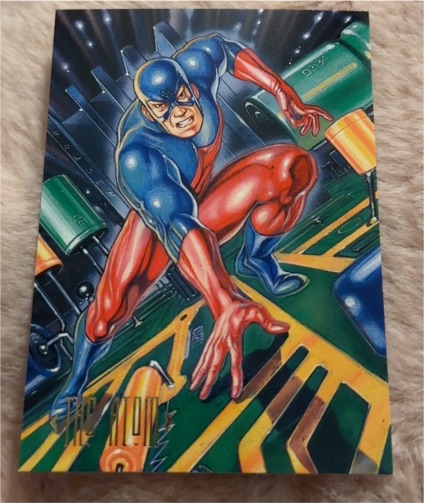 1994 SkyBox Master Series DC #72 The Atom — front