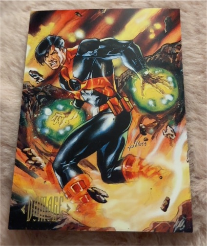 1994 SkyBox DC Master Series #73 Damage — front