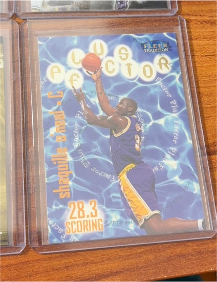1998-99 Fleer Tradition #143 Shaquille O'Neal Plus Factor — front