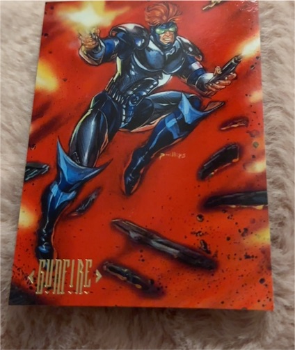 1994 SkyBox Master Series DC Comics #80 Gunfire — front