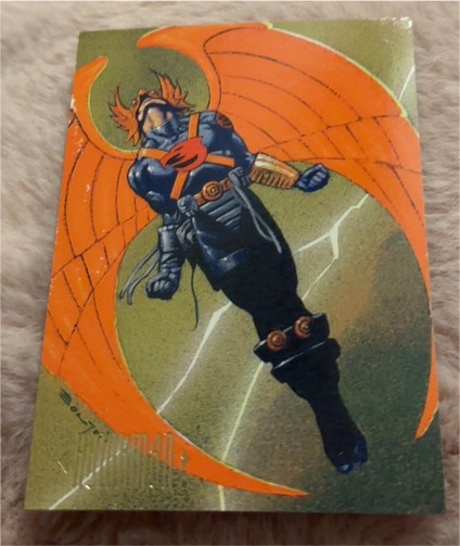 1994 SkyBox DC Master Series #82 Hawkman — front