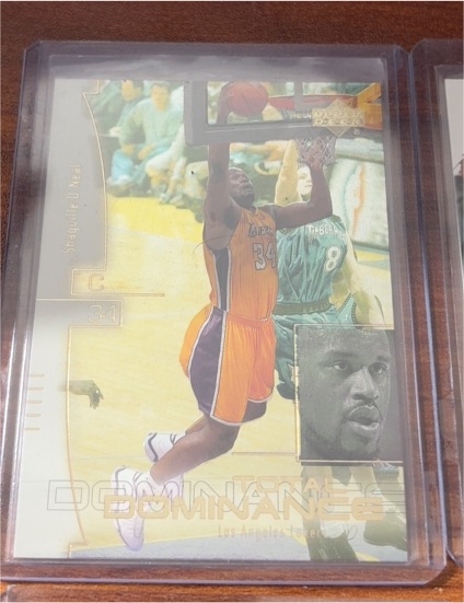 2000 Upper Deck Total Dominance #TD1 Shaquille O'Neal — front