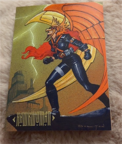 1994 SkyBox DC Master Series #83 Hawkwoman — front