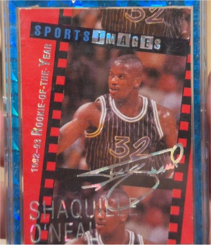 1994 Sports Images #32 Shaquille O'Neal Rookie of the Year — front