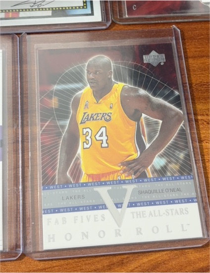 2001 Upper Deck Honor Roll Fab Fives The All-Stars #F5-AS5 Shaquille O'Neal — front