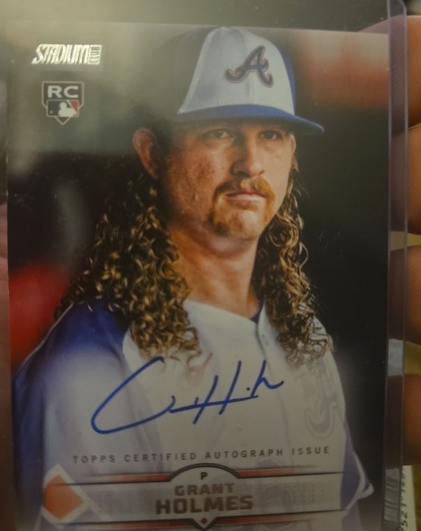 2025 Topps Stadium Club #SCBA-GH Grant Holmes — front