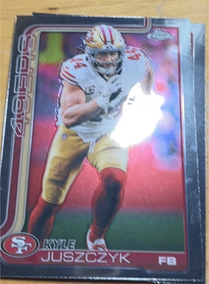 2025 Topps Chrome #270 Kyle Juszczyk — front
