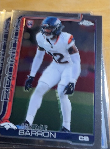 2025 Topps Chrome #359 Jahdae Barron — front