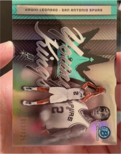 2025 Bowman Chrome Young Kings #053 Kawhi Leonard — front