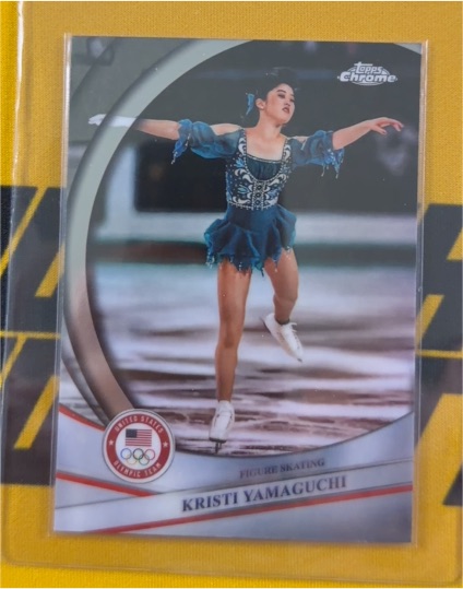 2026 Topps Chrome #195 Kristi Yamaguchi — front