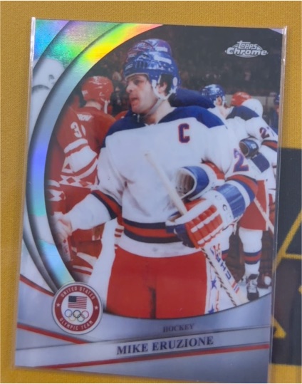 2026 Topps Chrome #197 Mike Eruzione — front