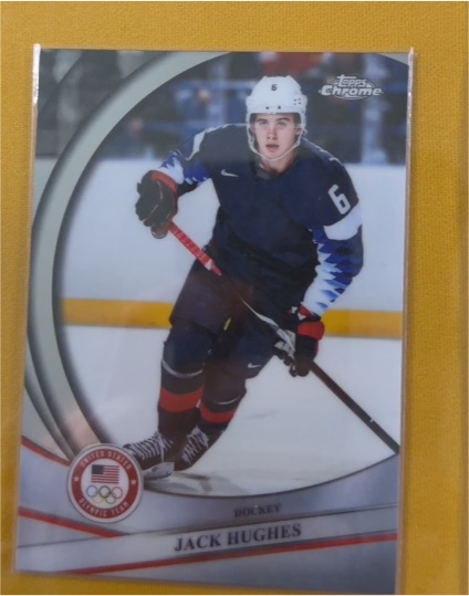2026 Topps Chrome #37 Jack Hughes — front