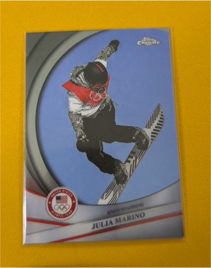 2026 Topps Chrome U.S. Winter Olympic #49 Julia Marino — front