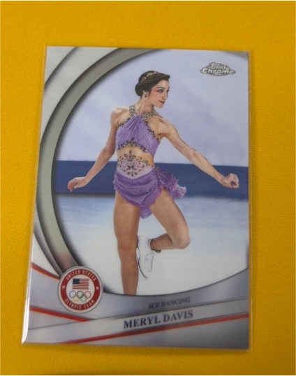 2026 Topps Chrome U.S. Winter Olympics #158 Meryl Davis — front