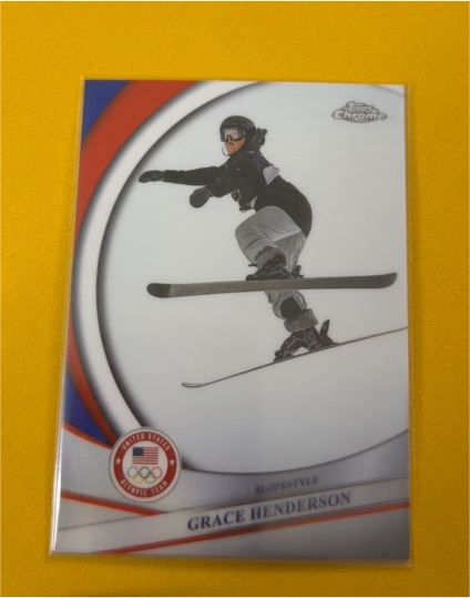 2026 Topps Chrome U.S. Winter Olympics #106 Grace Henderson — front
