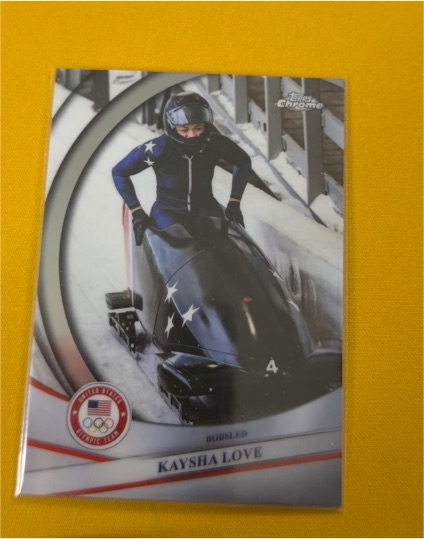 2026 Topps Chrome #123 Kaysha Love — front