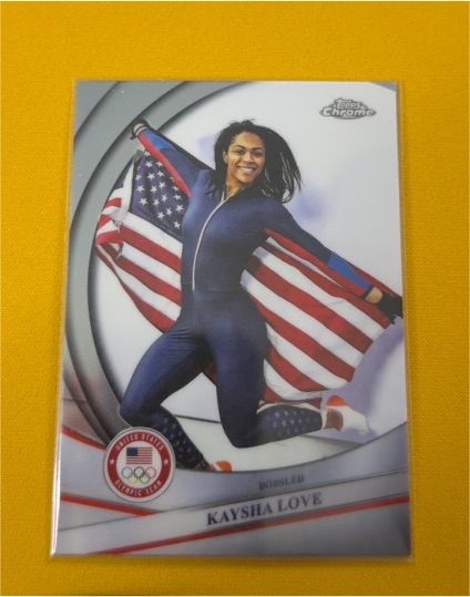 2026 Topps Chrome #23 Kaysha Love — front