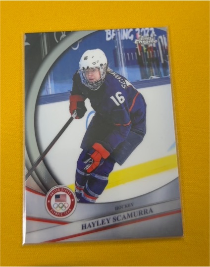 2026 Topps Chrome U.S. Winter Olympics #91 Hayley Scamurra — front