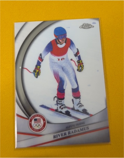 2026 Topps Chrome U.S. Winter Olympics #185 River Radamus — front